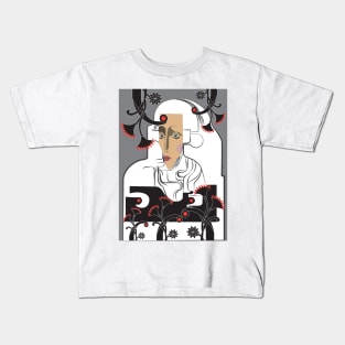 Nefertiti Lotus Garden Kids T-Shirt